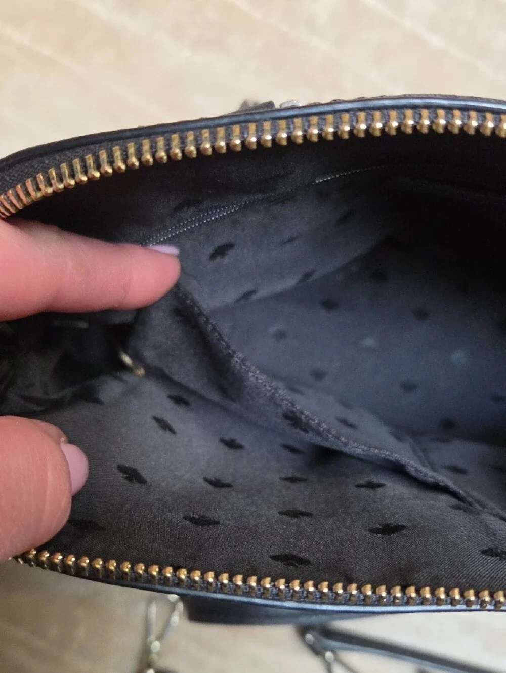 kate spade black dome satchel with removable Crossbody Strap